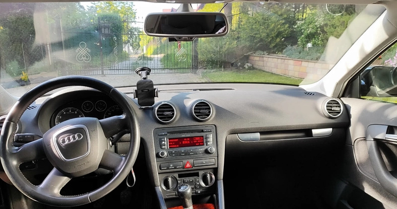 Audi A3 cena 22900 przebieg: 179833, rok produkcji 2007 z Myślenice małe 379